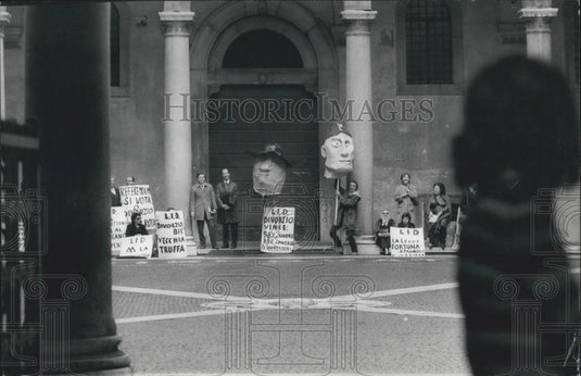 Press Photo At the occasion of the re occurrence of the 'Conciliazione' - Historic Images