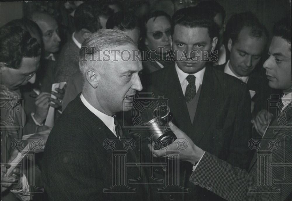 1957 Press Photo M. Pflimlin Asked for New Cabinet - Historic Images