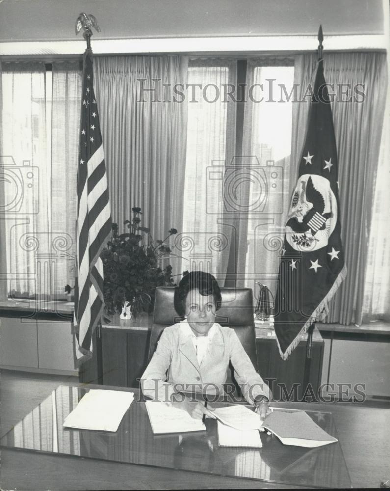 1976 Press Photo ANNE ARMSTRONG US Ambassador To Britain - Historic Images