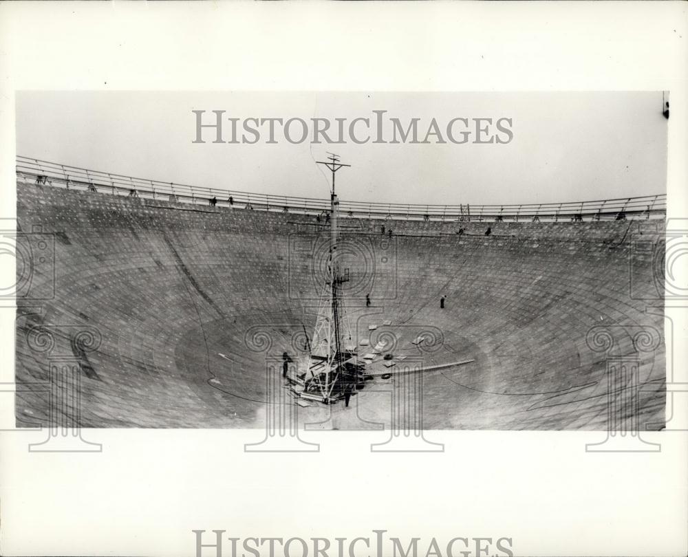 1957 Press Photo Largest Radio Telescope in the World - Historic Images