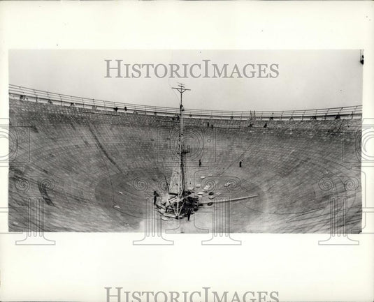 1957 Press Photo Largest Radio Telescope in the World - Historic Images