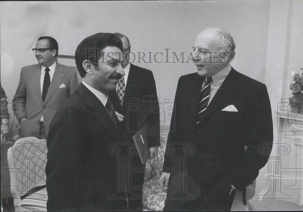 1972 Press Photo Secretary for Foreign Affairs, Walter Scheel - Historic Images