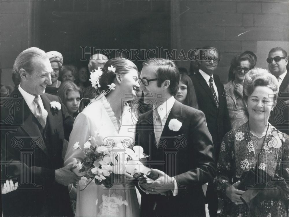 1973 Press Photo Liselotte Waldheim weds Pierre Natural - Historic Images