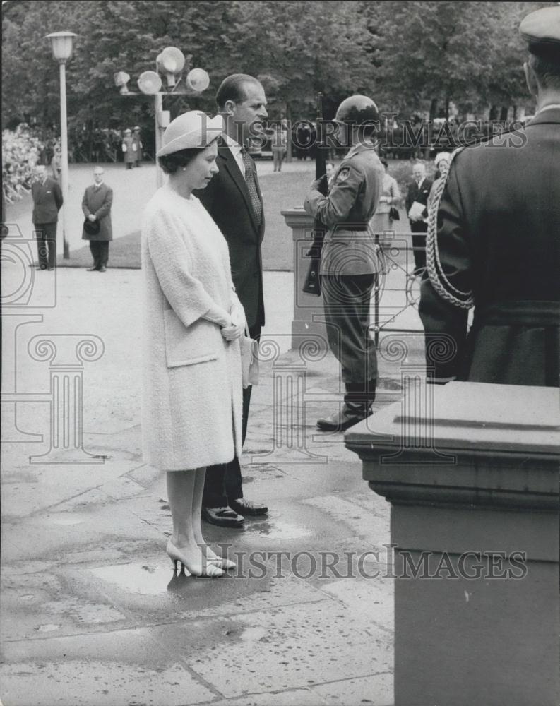 1965 Press Photo Queen and Prince Philip on 10 day State Visit to West Germany - Historic Images