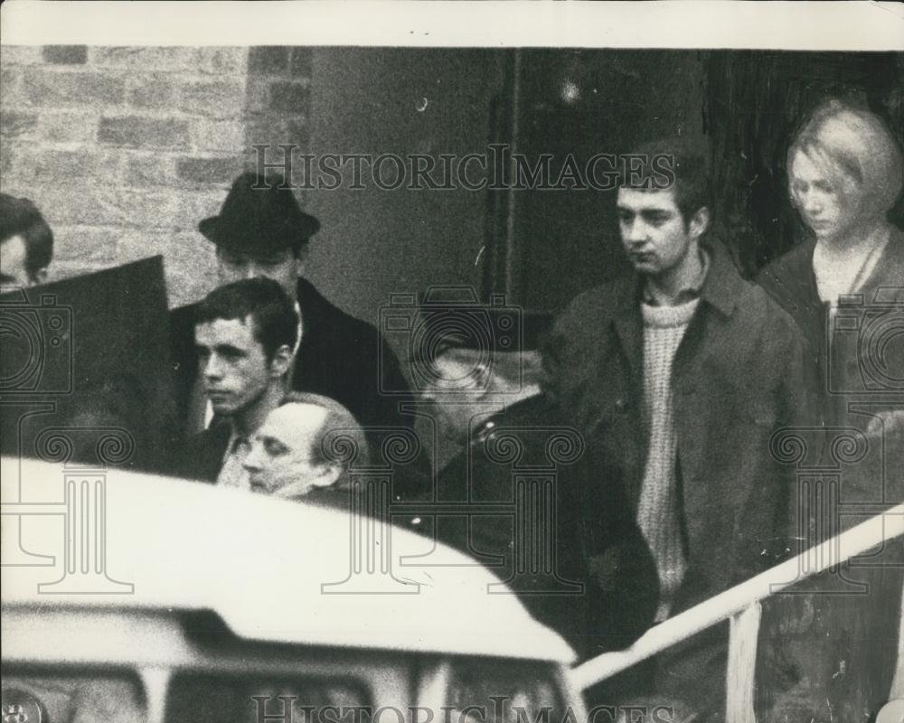 1968 Press Photo Christopher Hague in custody - Historic Images