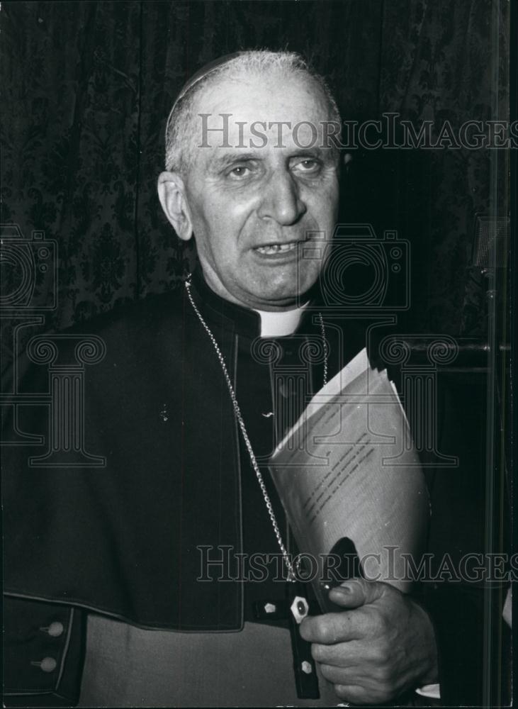 Press Photo Cardinal Michele Pellegrino