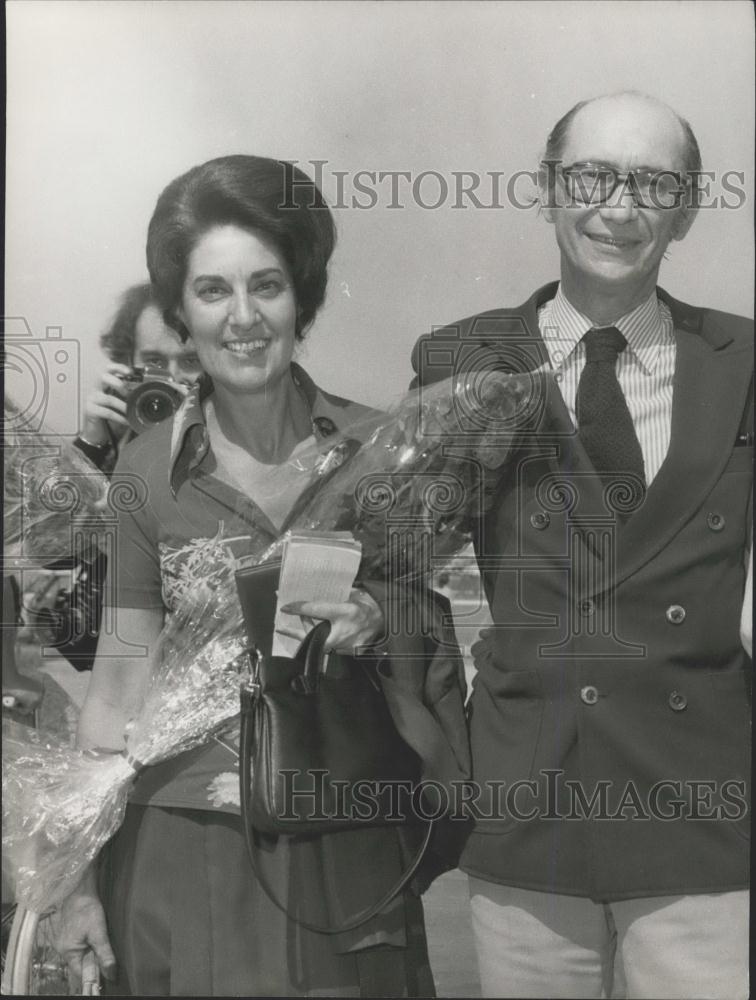 1974 Press Photo Greece Minister Mangakis - Historic Images