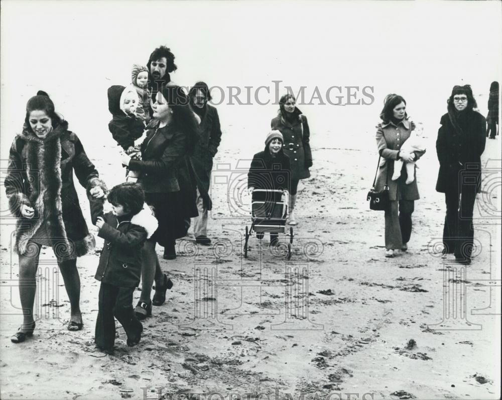 1973 Press Photo Children From Belfast On Holiday In Holland - Historic Images