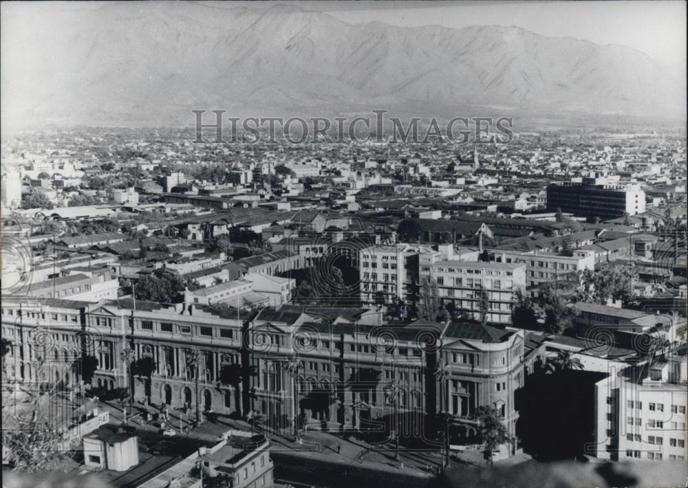 1962 Press Photo Santiago, the capital of Chile - Historic Images