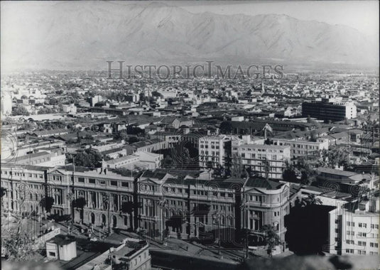 1962 Press Photo Santiago, the capital of Chile - Historic Images