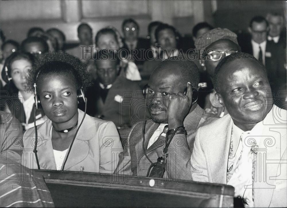 1972 Press Photo Delegates World Confederation Teaching Margaret Thatcher Opens - Historic Images