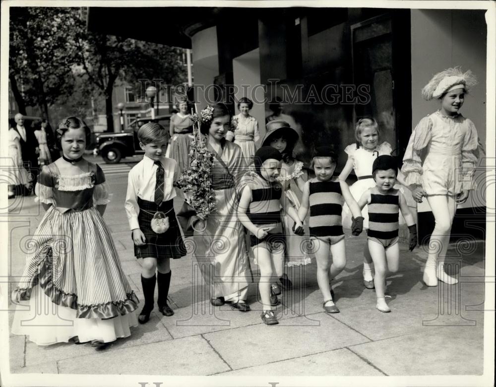 1957 Press Photo Dress Rehearsal, Childrens Dancing Matinee - Historic Images