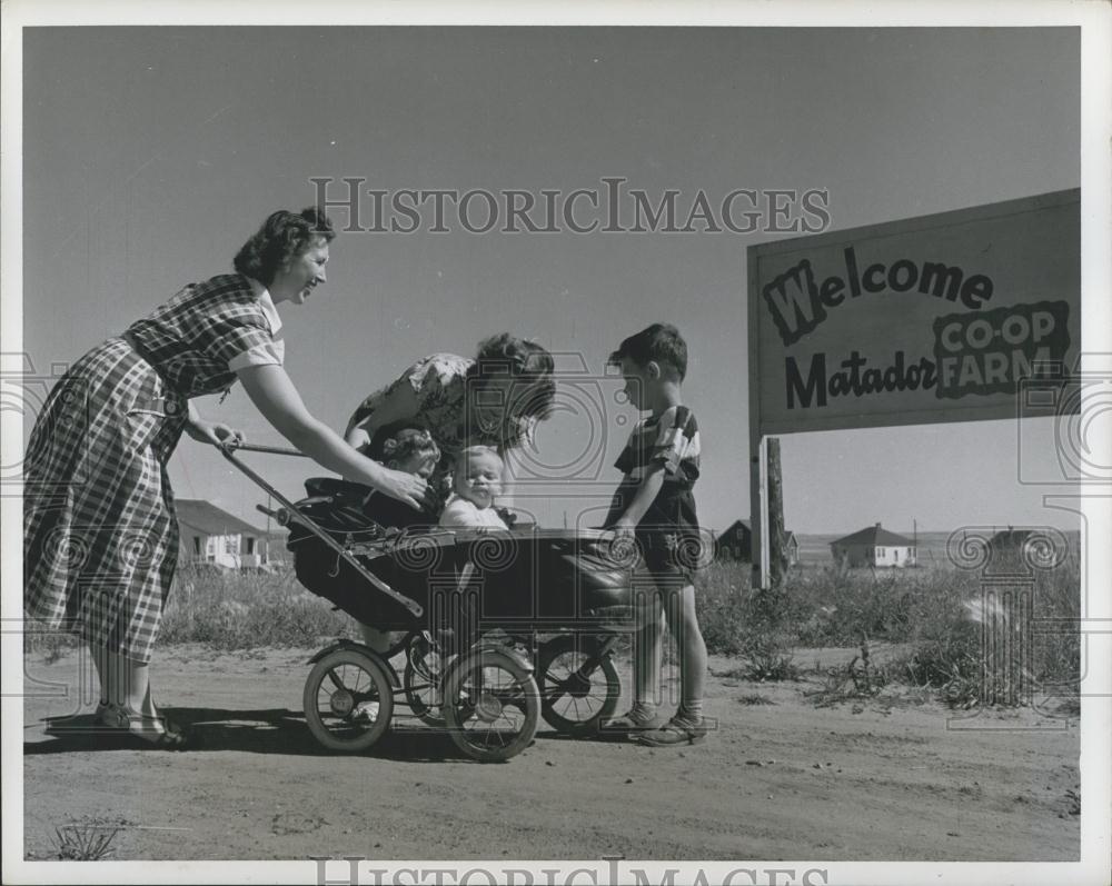 Press Photo National Film Board of Canada Co-op Farm. - Historic Images