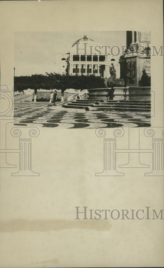 Press Photo Manaus Opera house, Baroque Auditorium - Historic Images