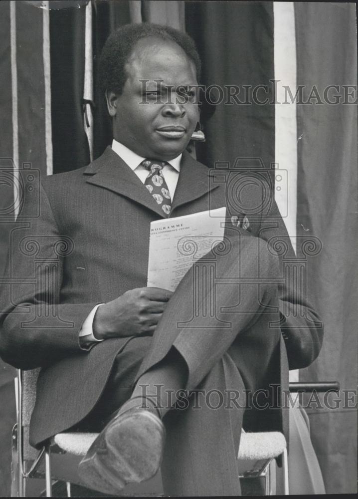 Press Photo Kenya Minister of Finance ,Mwai Kibaki - Historic Images