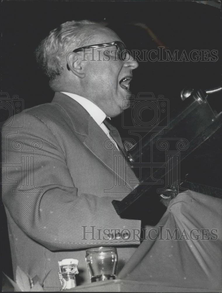 1956 Press Photo Erich Ollenhauer - Historic Images