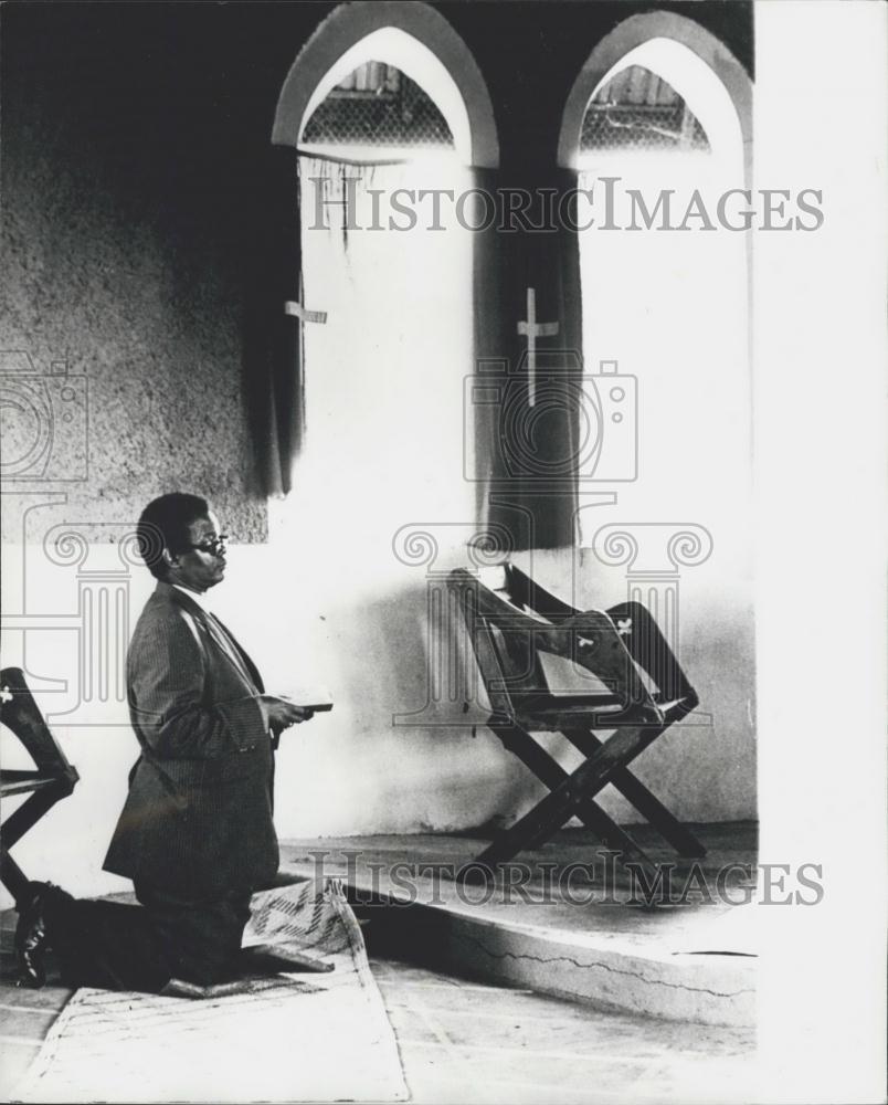 1979 Press Photo Rev Yuna Okoth, Uganda - Historic Images