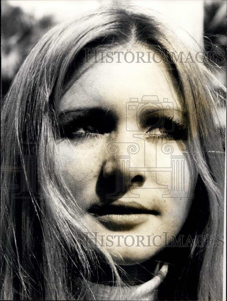 1969 Press Photo Actress Michele Hayotte - Historic Images