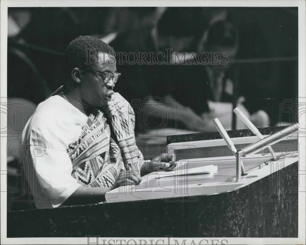 1960 Press Photo Krobo Edusei, Ghana&#39;s Minister of Transport and Communications - Historic Images