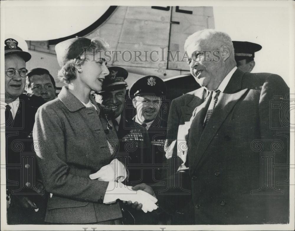 Press Photo US Amb to Italy Clare Boothe Luce &amp; Mr. Wilson - Historic Images