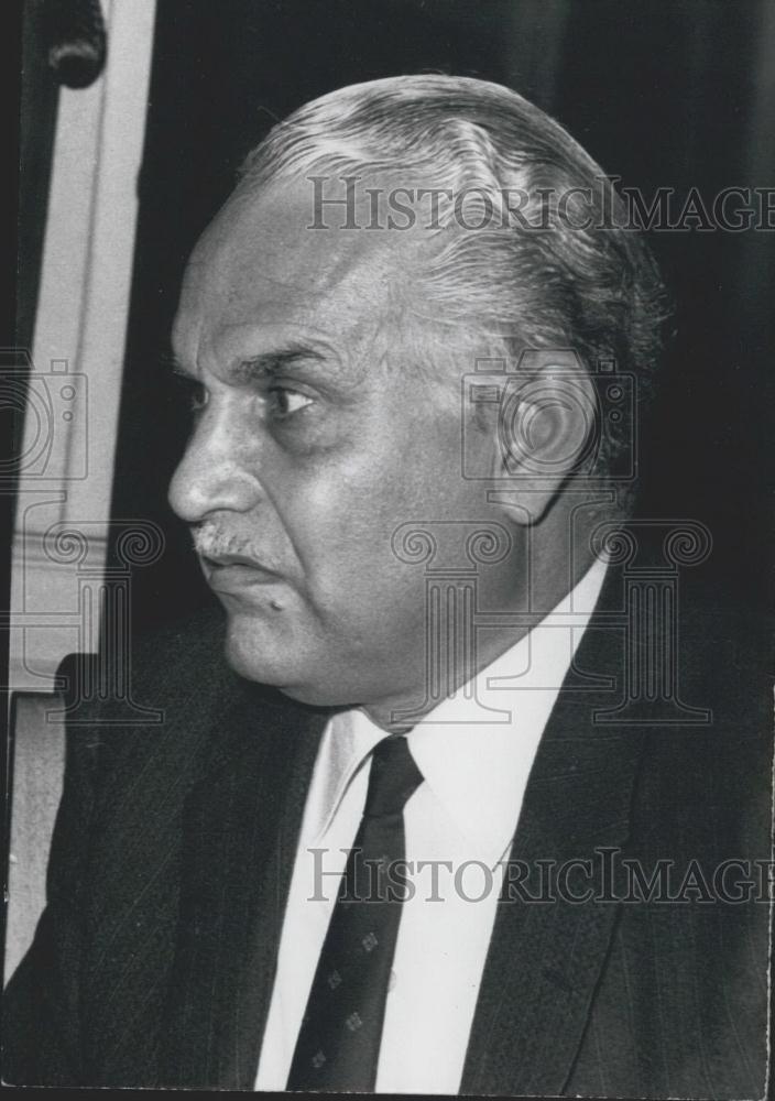 Press Photo Dr. Ahmed Danwish , Minister of Health - Historic Images