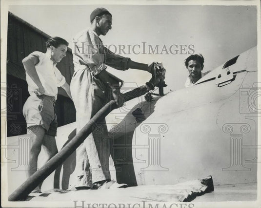 1953 Press Photo Swift" Prepares For Air Speed Record Attempt - Historic Images
