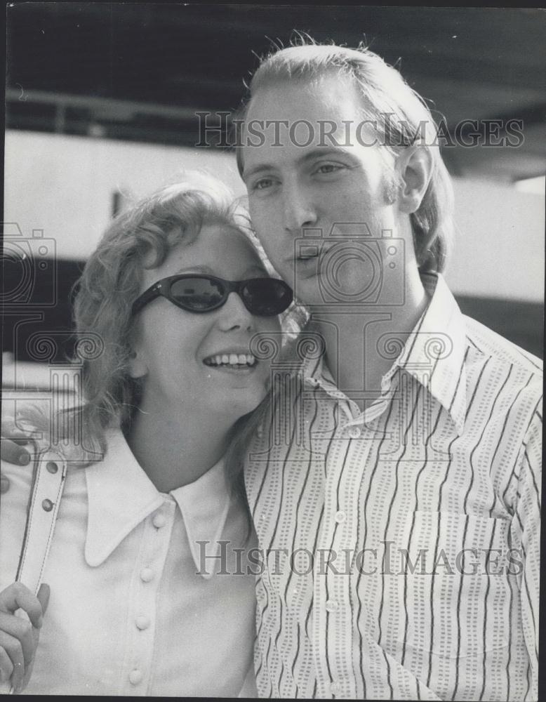 1973 Press Photo Merry Ray/Blinded In School Accident/Carson Ray/Engineer - Historic Images