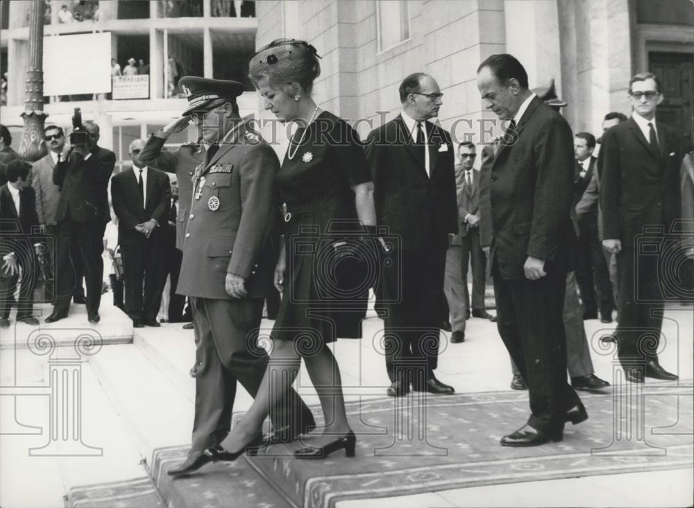 1970 Press Photo Funeral of the late Greek Foreign Minister Mr. Pipinelis - Historic Images