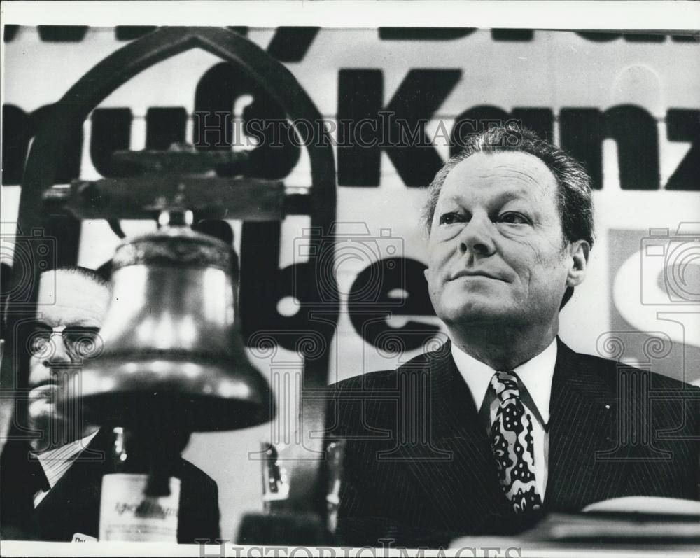 1972 Press Photo Willy Brandt,German Chancellor - Historic Images