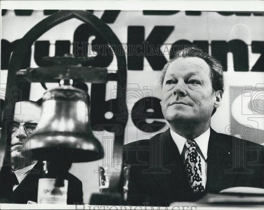 1972 Press Photo Willy Brandt,German Chancellor - Historic Images