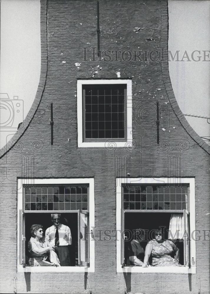 Press Photo Dutch Cheese Town, Cheese Market, Alkmaar - Historic Images