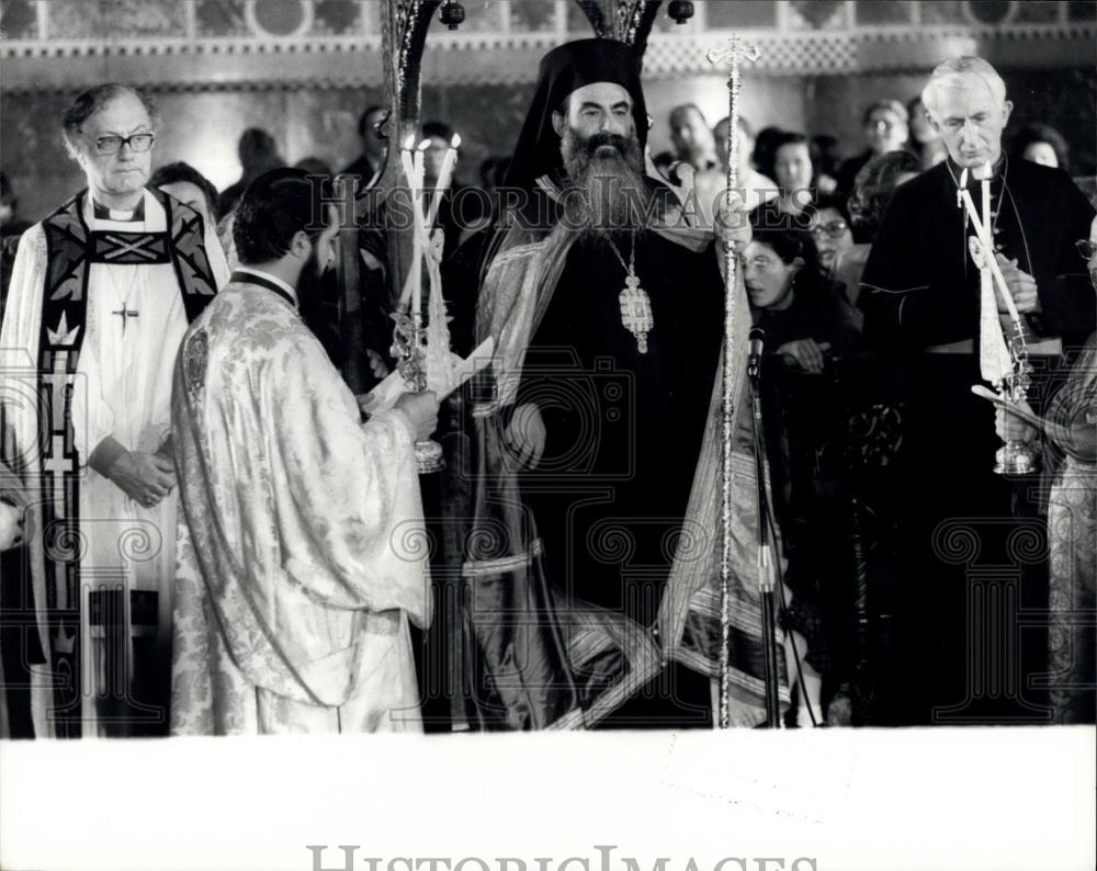 1979 Press Photo Enthronement Of The Greek Orthodox Archbishop Of Great Britain - Historic Images