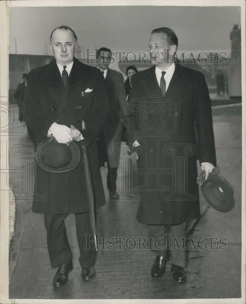 1958 Press Photo UN Sec General Mr. Hammaskjoeld, - Historic Images