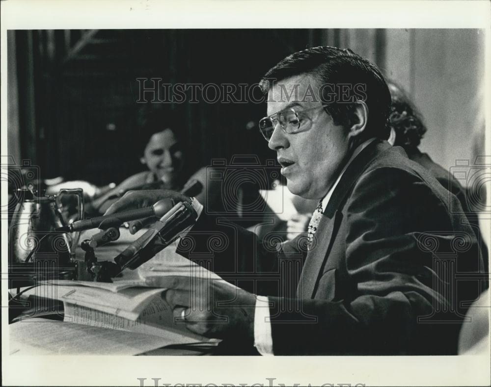 1975 Press Photo Sen Frank Church [D] Idaho - Historic Images