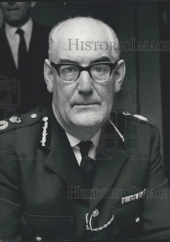 1972 Press Photo Commissioner of the Metropolitan Police Mr. Robert Mark - Historic Images