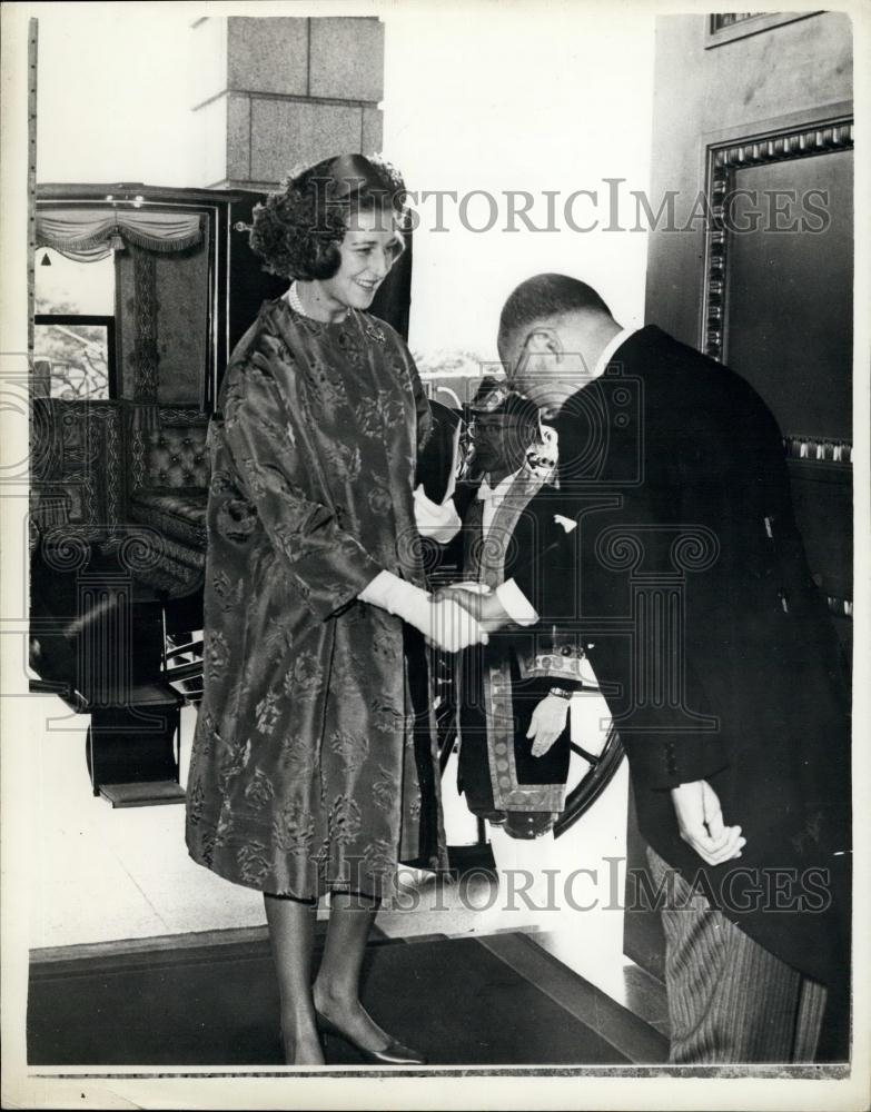 1961 Press Photo Princess Alexandra this week had an audience with the Emperor o - Historic Images