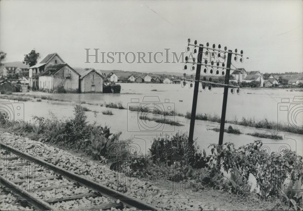 1959 Press Photo A view of the flooded areas - Historic Images