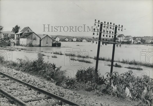 1959 Press Photo A view of the flooded areas - Historic Images