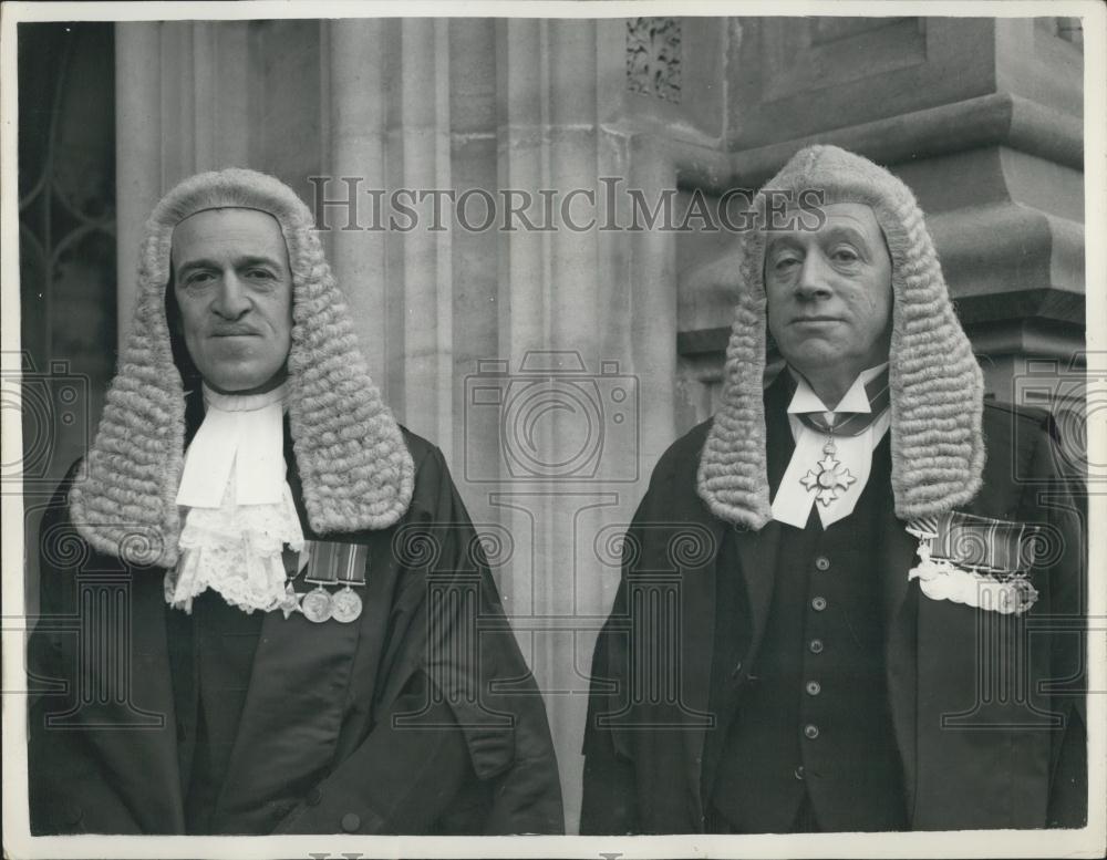 1955 Press Photo Queen&#39;s Counsel sworn-in at House of Lords - Historic Images