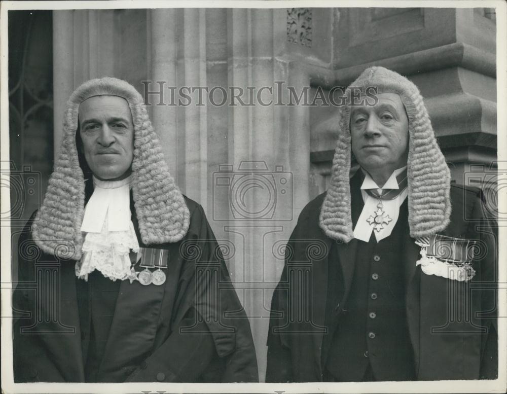 1955 Press Photo Queen's Counsel sworn-in at House of Lords - Historic Images