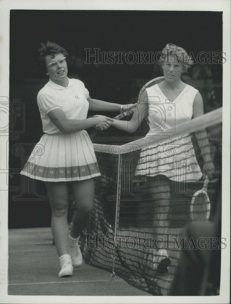 1962 Press Photo Anne Haydon Through to Semi-Finals - Historic Images
