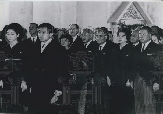 1964 Press Photo Crown Princess Michiko and Crown Prince Akihito - Historic Images
