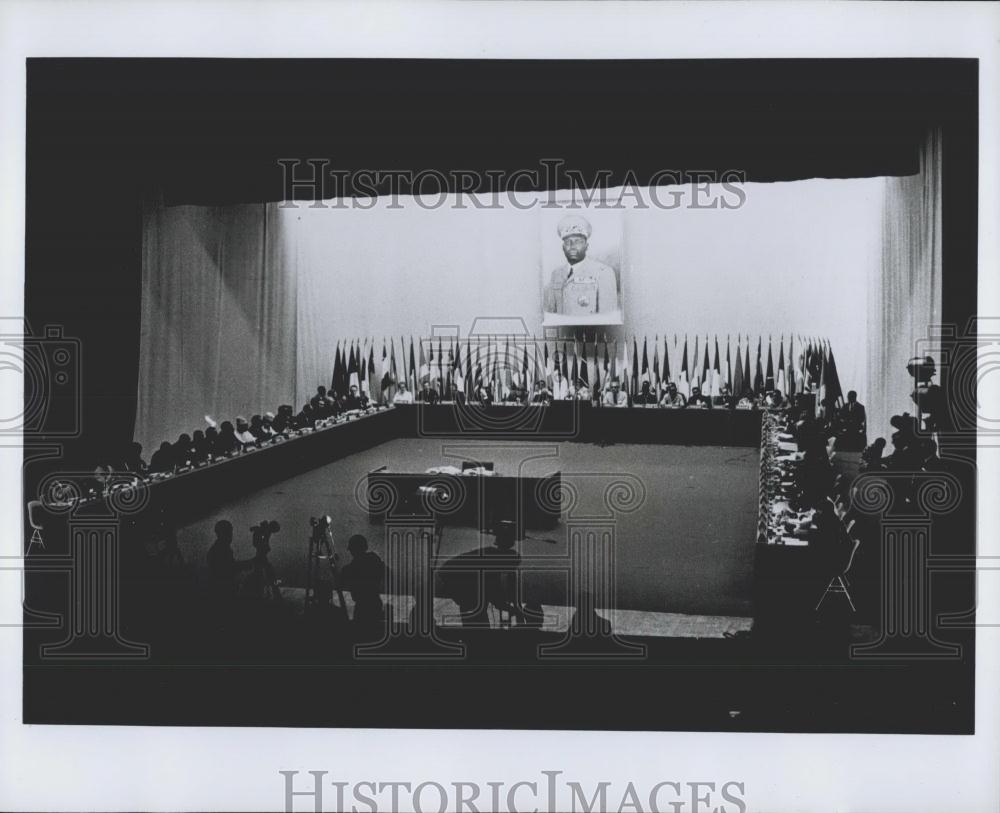 Press Photo Lord Soames at the UN - Historic Images