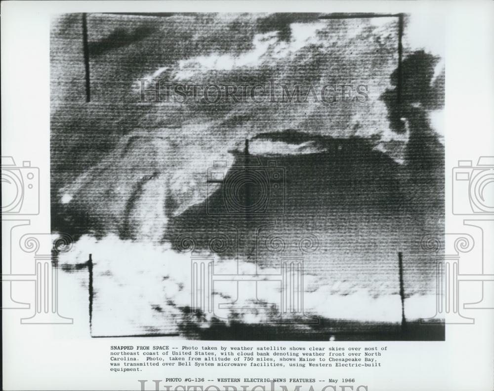 1966 Press Photo Snapped From Space - Historic Images