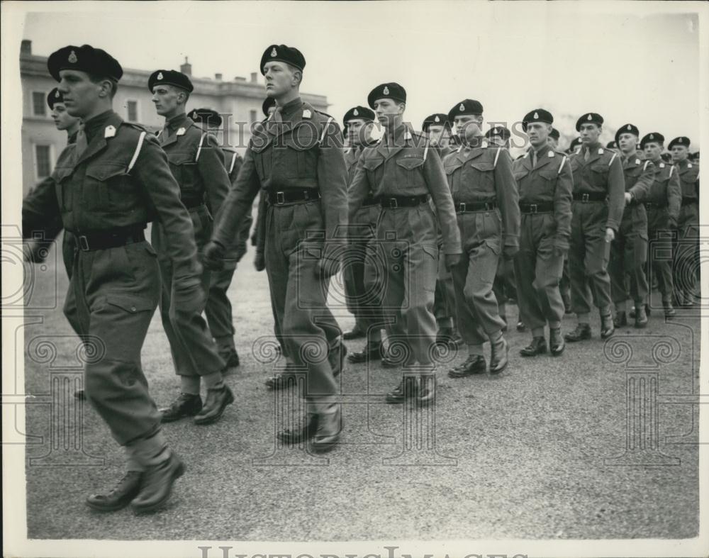 1954 Press Photo The Duke of Kent, who is in the Anzio company at Sandhurst - Historic Images