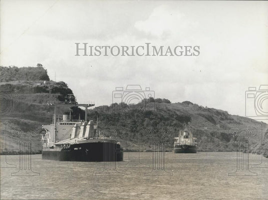 1972 Press Photo Easy Sailing Through the Panama Isthmus Colony - Historic Images