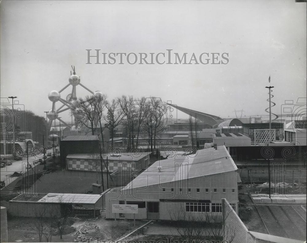 1958 Press Photo Brussels International Exhibition - Historic Images