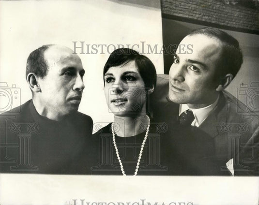 1967 Press Photo Roy Starling, Janice Starling, Alfonso Casarini - Historic Images