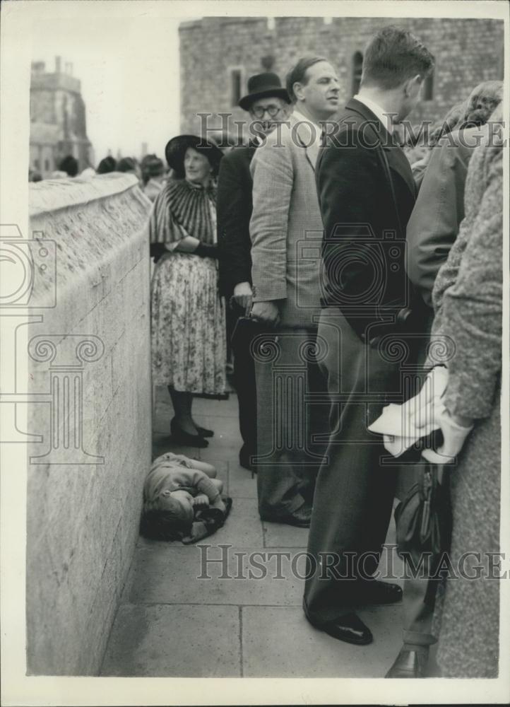 1956 Press Photo Sir Anthony Eden, the Prime Minister, Earl Attlee - Historic Images