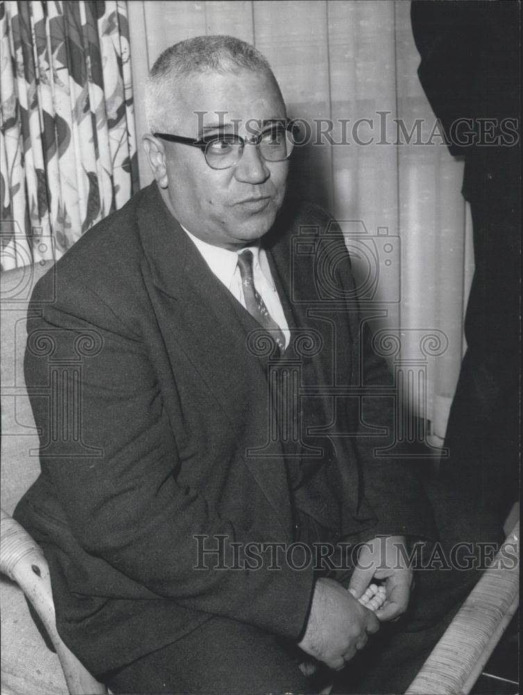 Press Photo Iranian Minister of Customs General Ali Agbar Sargam - Historic Images